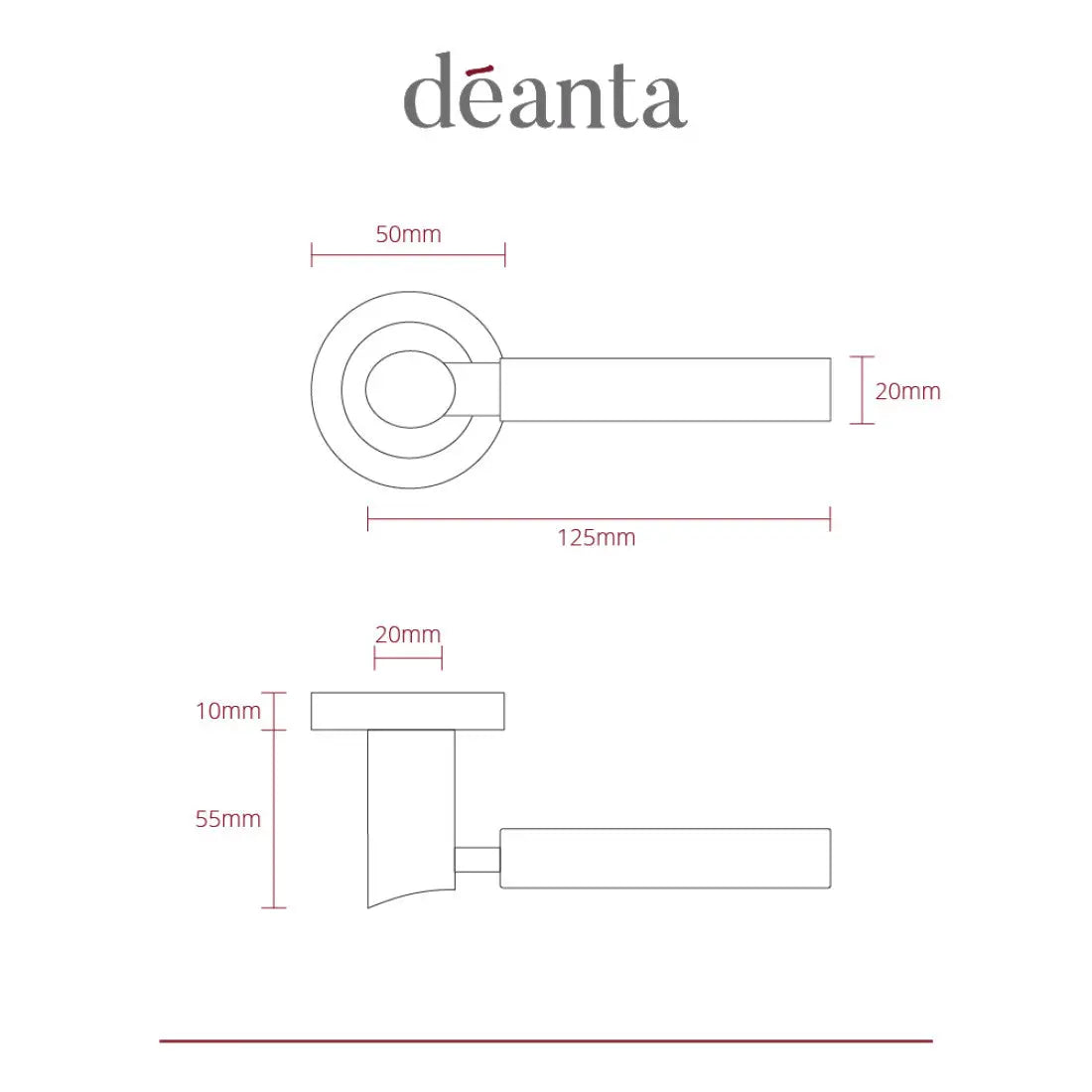 Arcadia Polished Chrome Handle Deanta