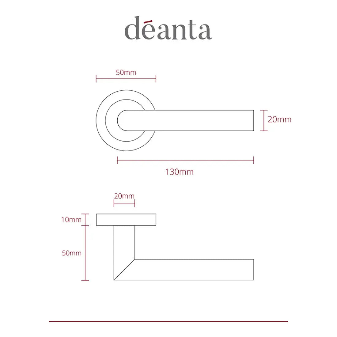Ares Polished Chrome Handle Deanta
