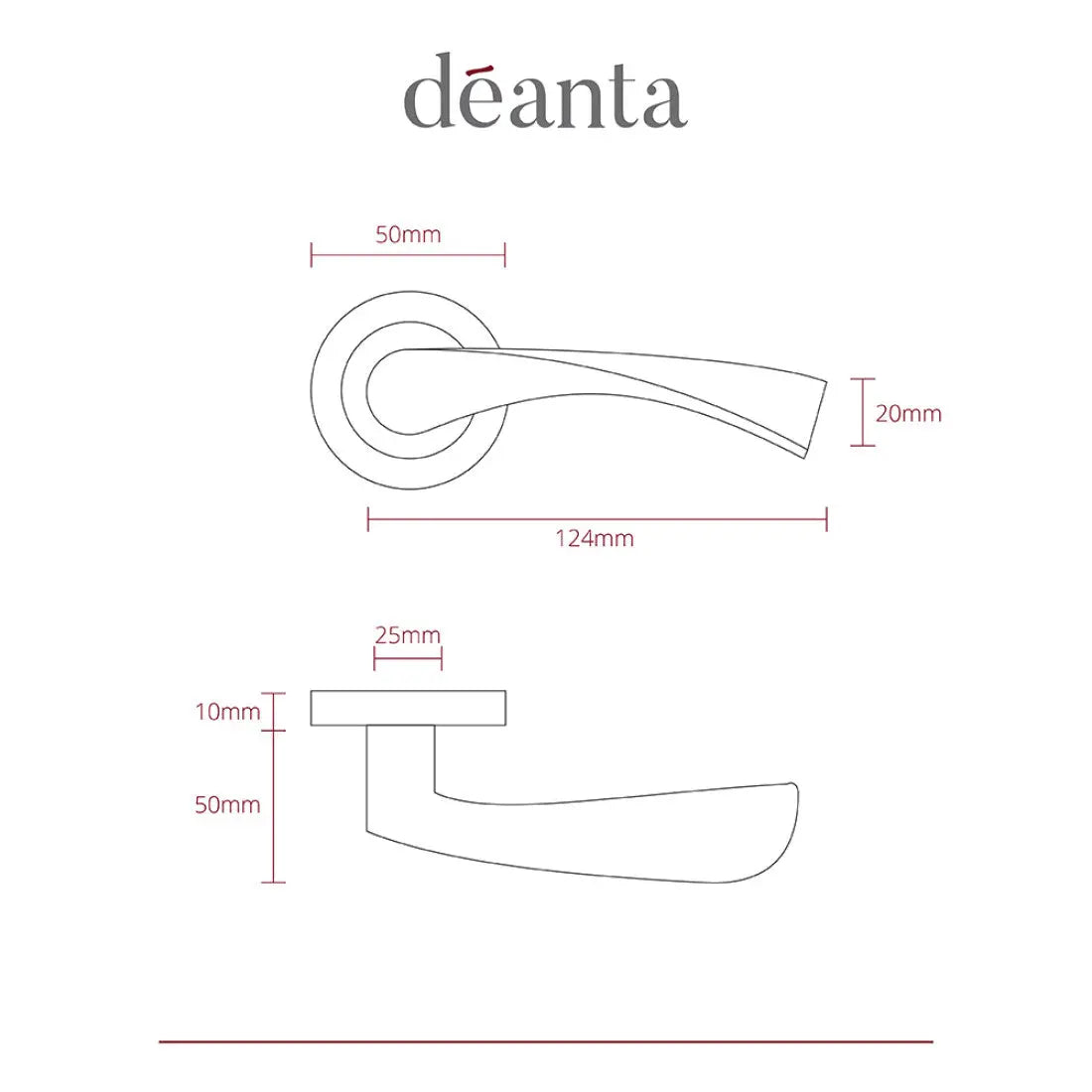 Fortuna Satin Finish Handle Deanta
