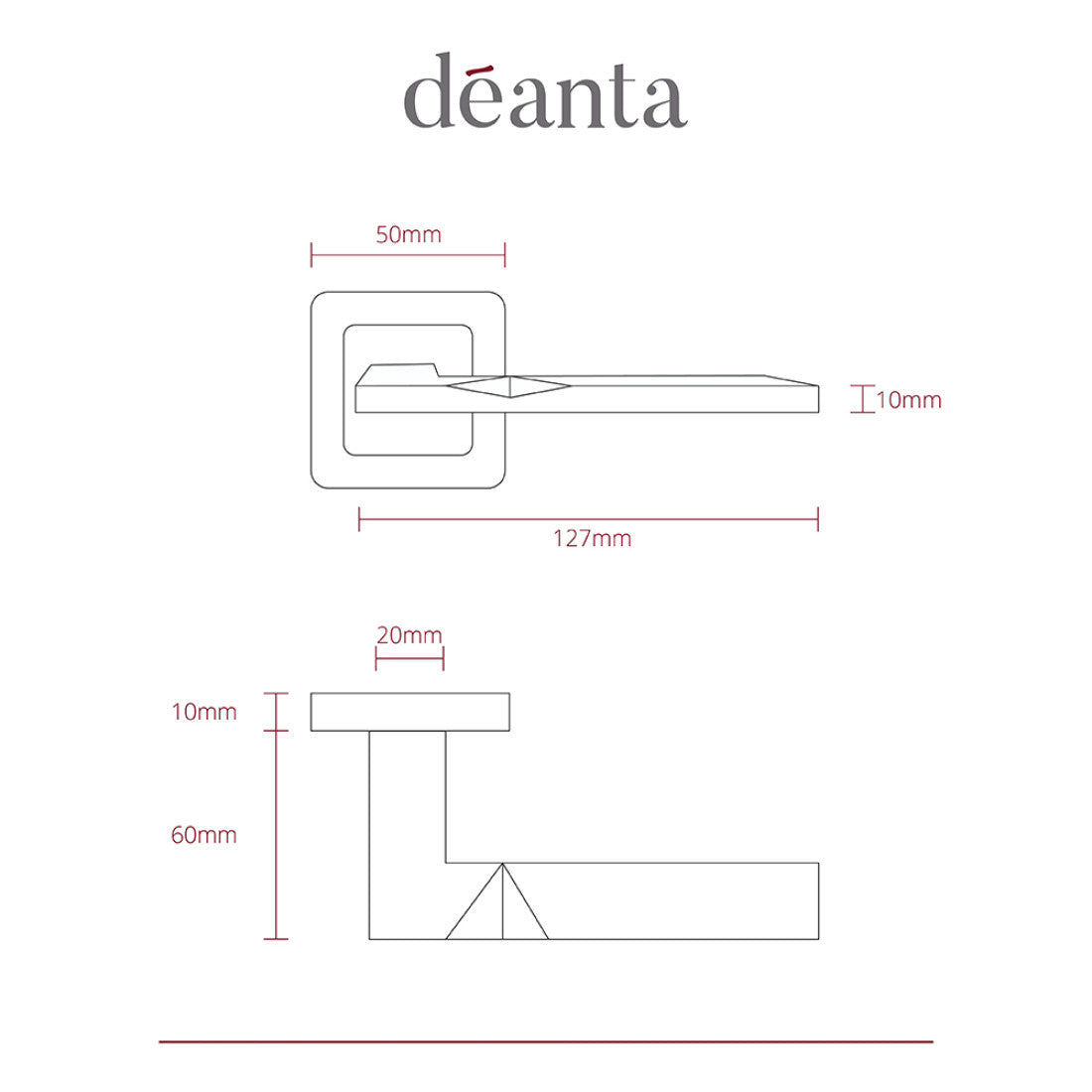 Hadrian Matt Satin Black Handle