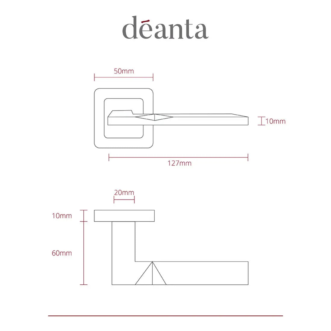 Hadrian Matt Satin Black Handle Deanta