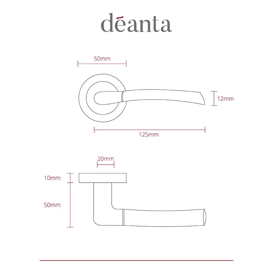 Hera Satin Nickel Chrome Handle Deanta