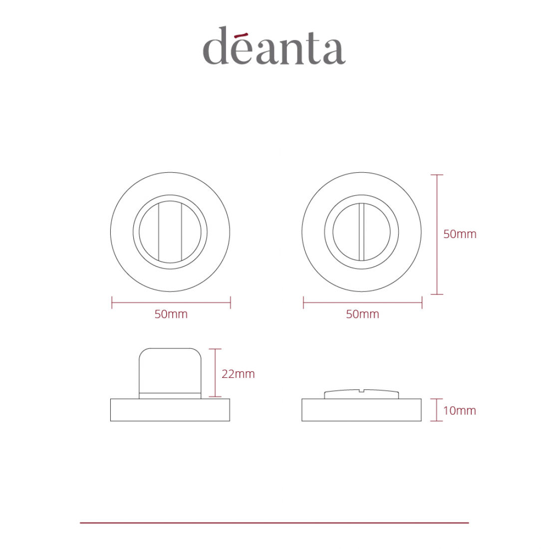 Thumbturn Set Satin Nickel Chrome