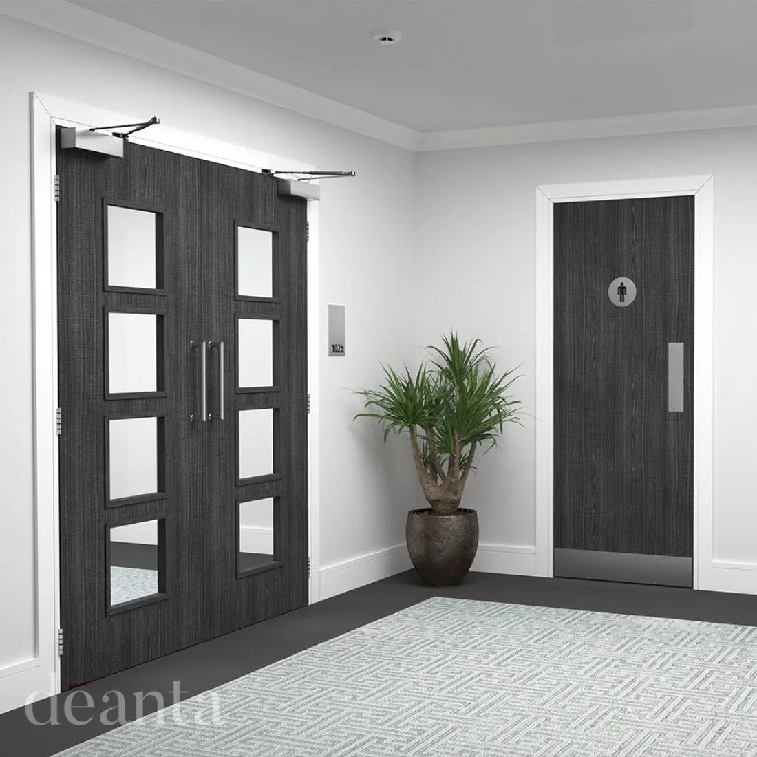 Flush Dark Grey Ash FSC lifestyle