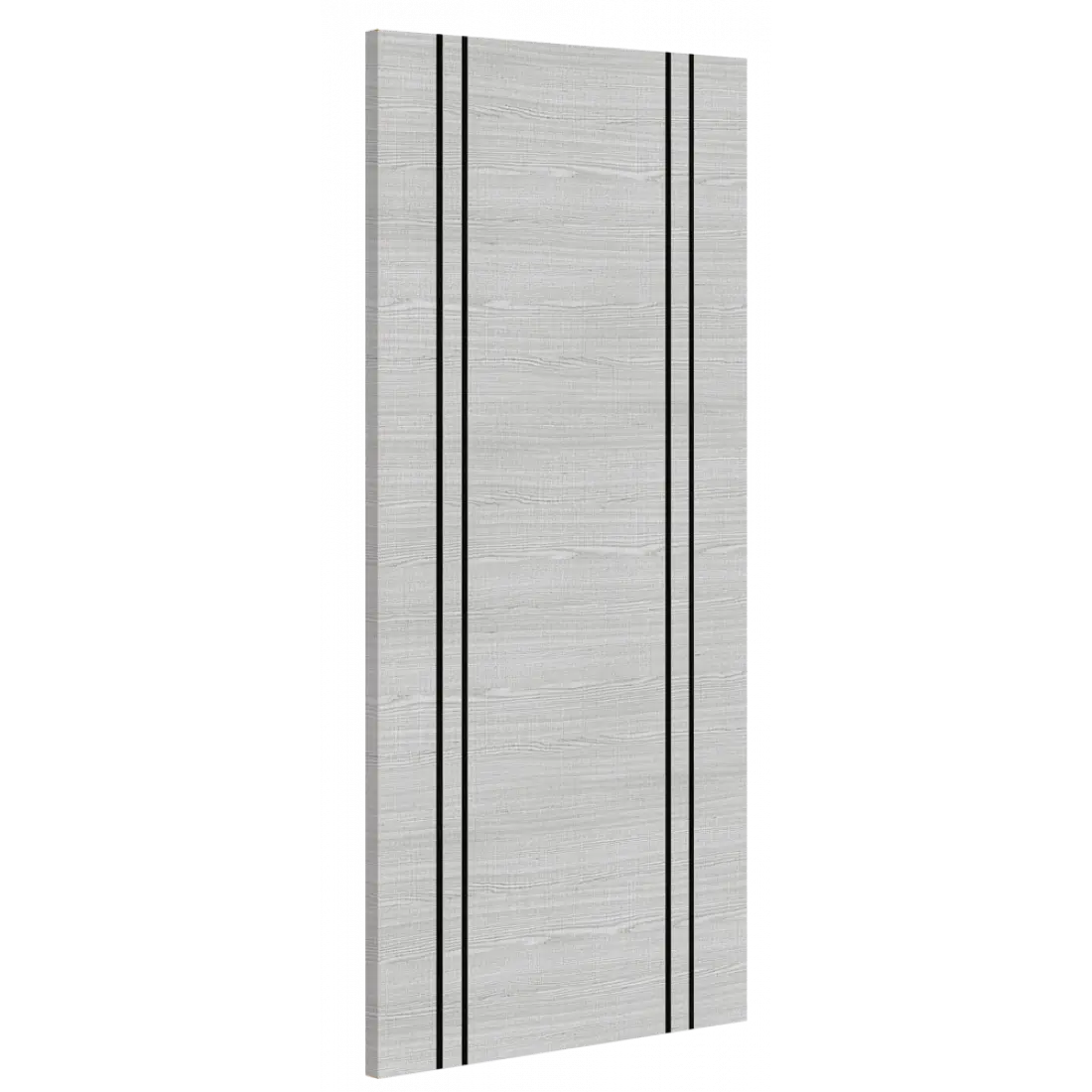 Flush Light Grey Ash Vertical Inlay 3d