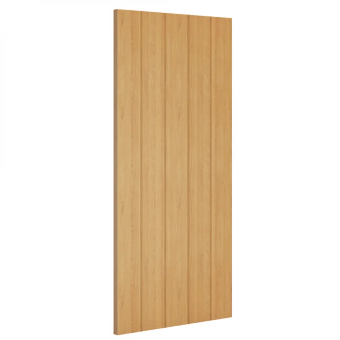 Galway Unfinished Oak internal door Deanta 3d