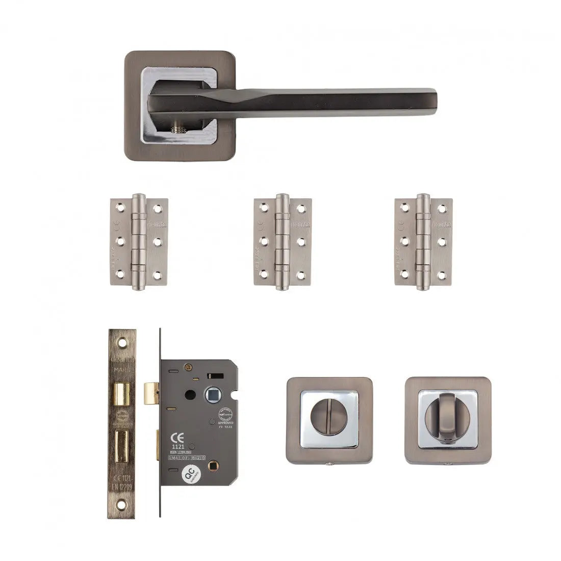Hadrian Bathroom Kit Matt Satin Black Finish 2