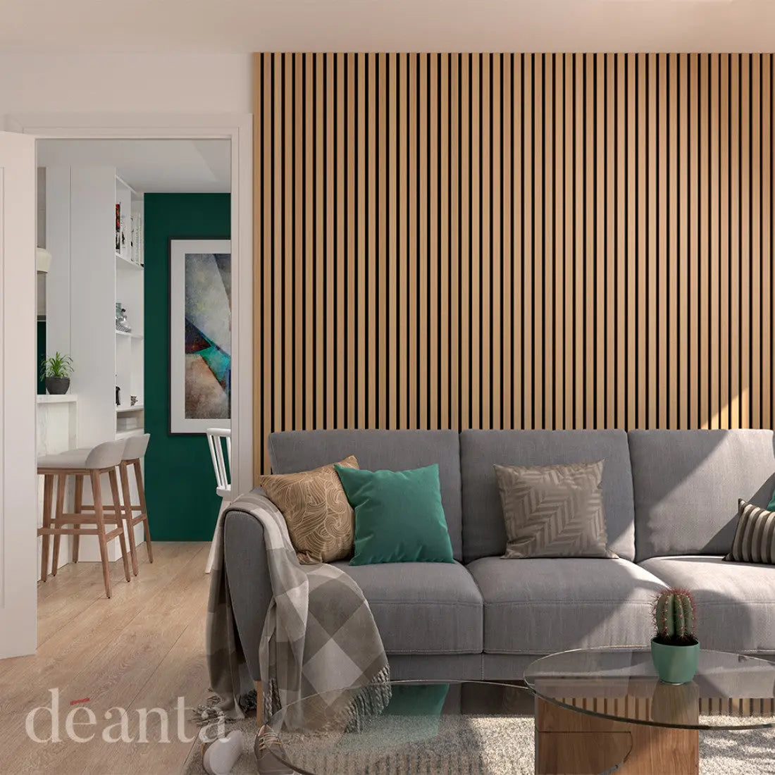Immerse Acoustic Panelling Oak lifestyle