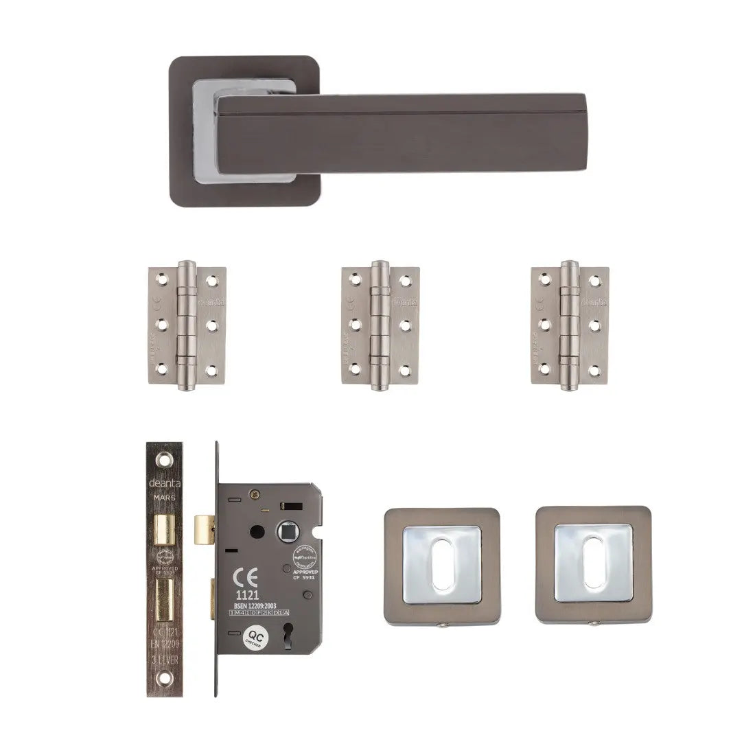Invictus Mortice Kit Matt Satin Black Finish 2