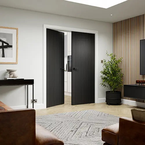 Aria Black Fire Door