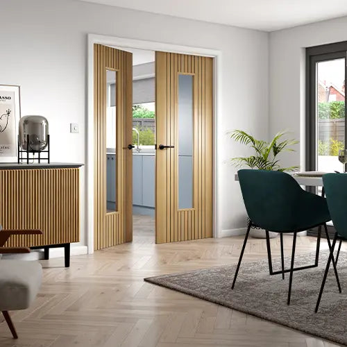 Aria Oak Glazed Internal Door
