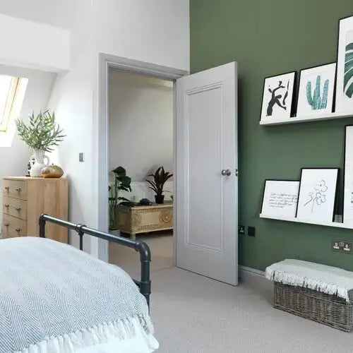 Belton Internal white primed Fire Door JB Kind