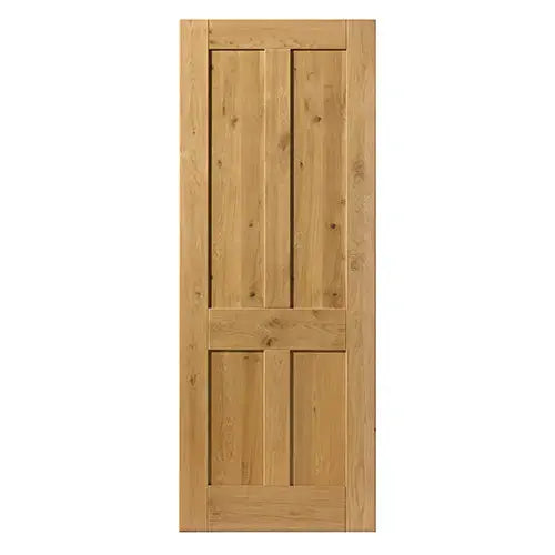 Rustic Oak 4 Panel Internal Door JB Kind