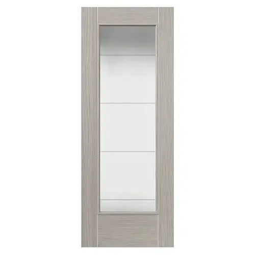 Tigris Light Grey Full Glazed Internal Door JB Kind