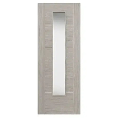Tigris Light Grey Slim Glazed Internal Door JB Kind