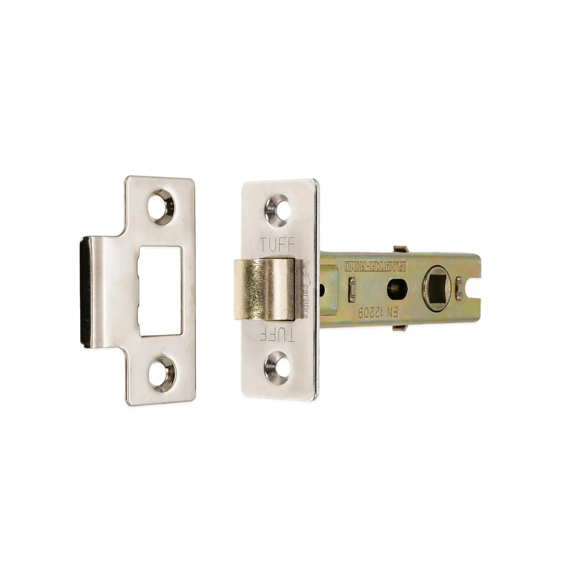 3" CE Bolt Through Tubular latch Nickel Plated Spira