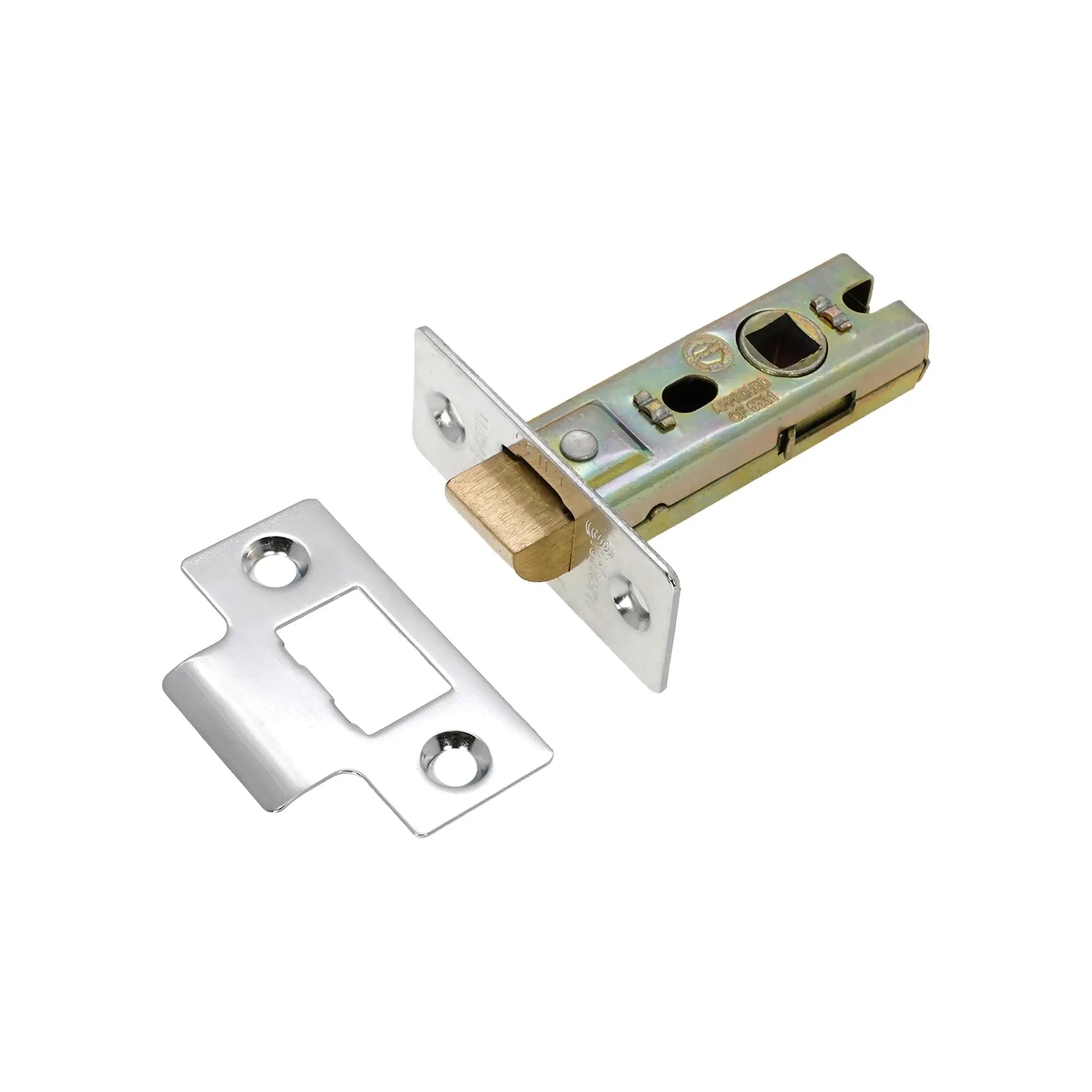 2.5" CE Bolt Through Tubular latch Nickel Plated Spira