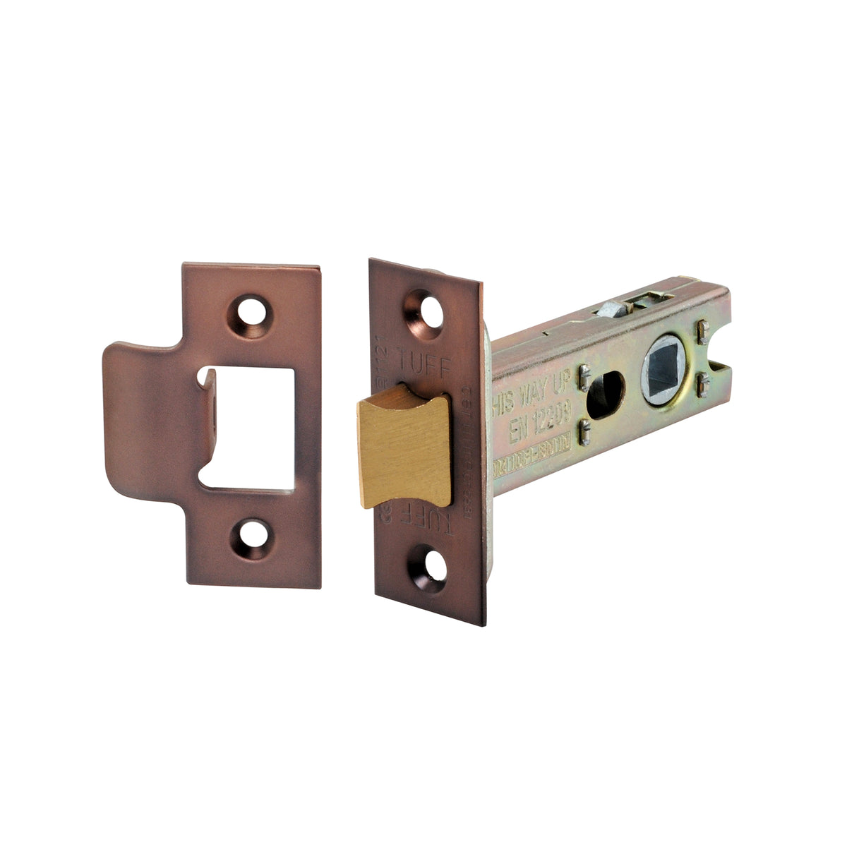 3" H/D Tubular Latch CE - Aged Bronze