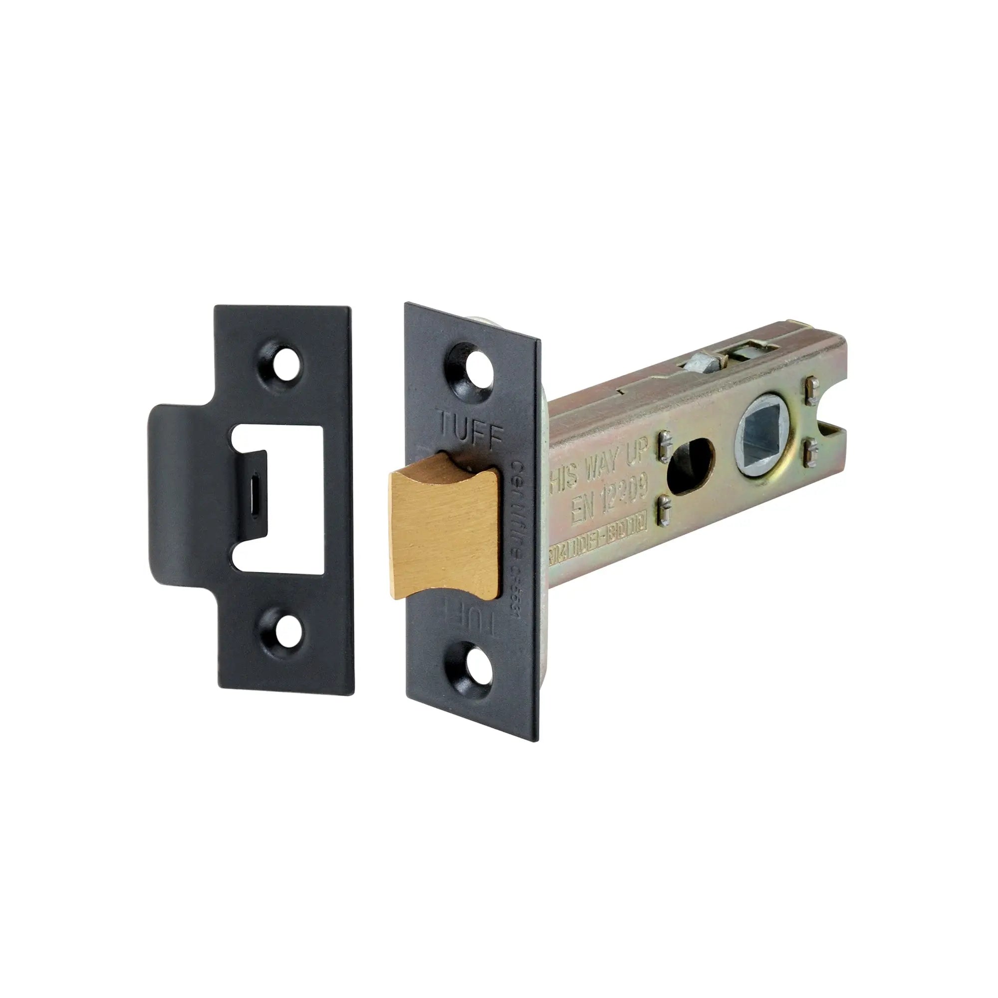 3" H/D Tubular Latch CE - Matt Black Spira