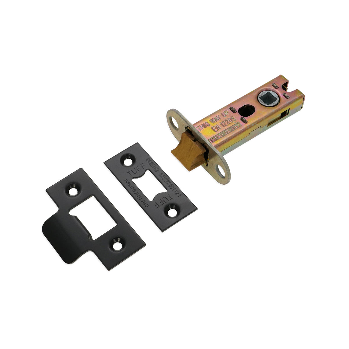3" H/D Tubular Latch CE - Gunmetal Grey