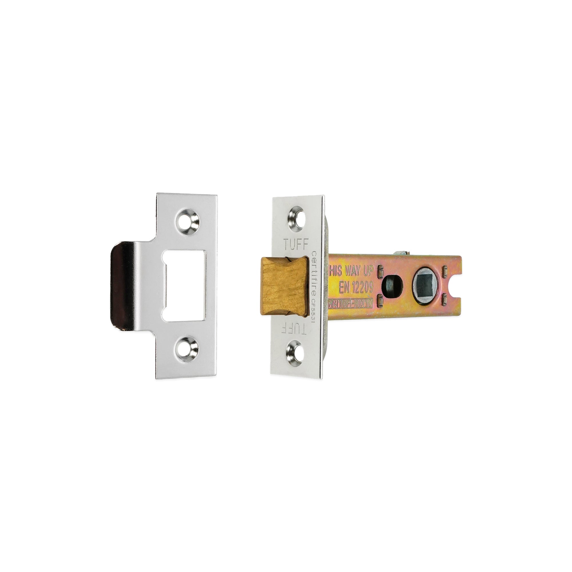 3" H/D Tubular Latch CE - Polished Chrome