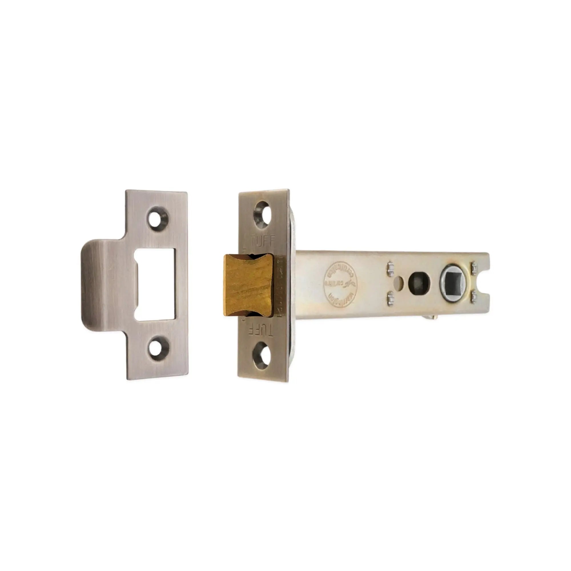 4" H/D Tubular Latch CE - Aged Brass Spira