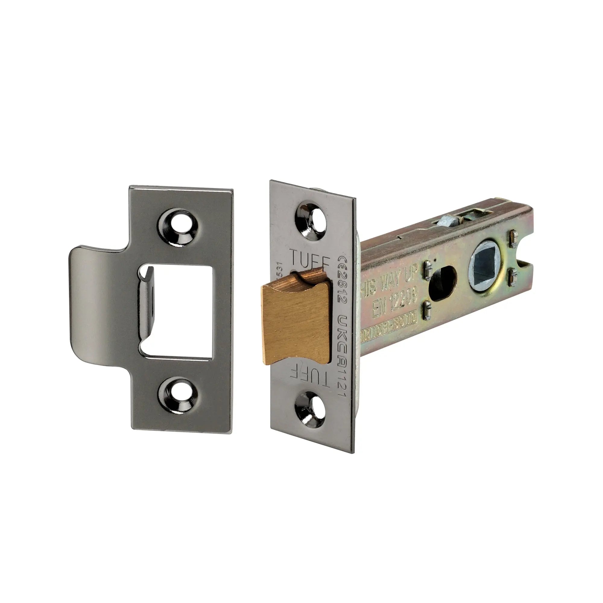 4" H/D Tubular Latch CE - Black Nickel Spira