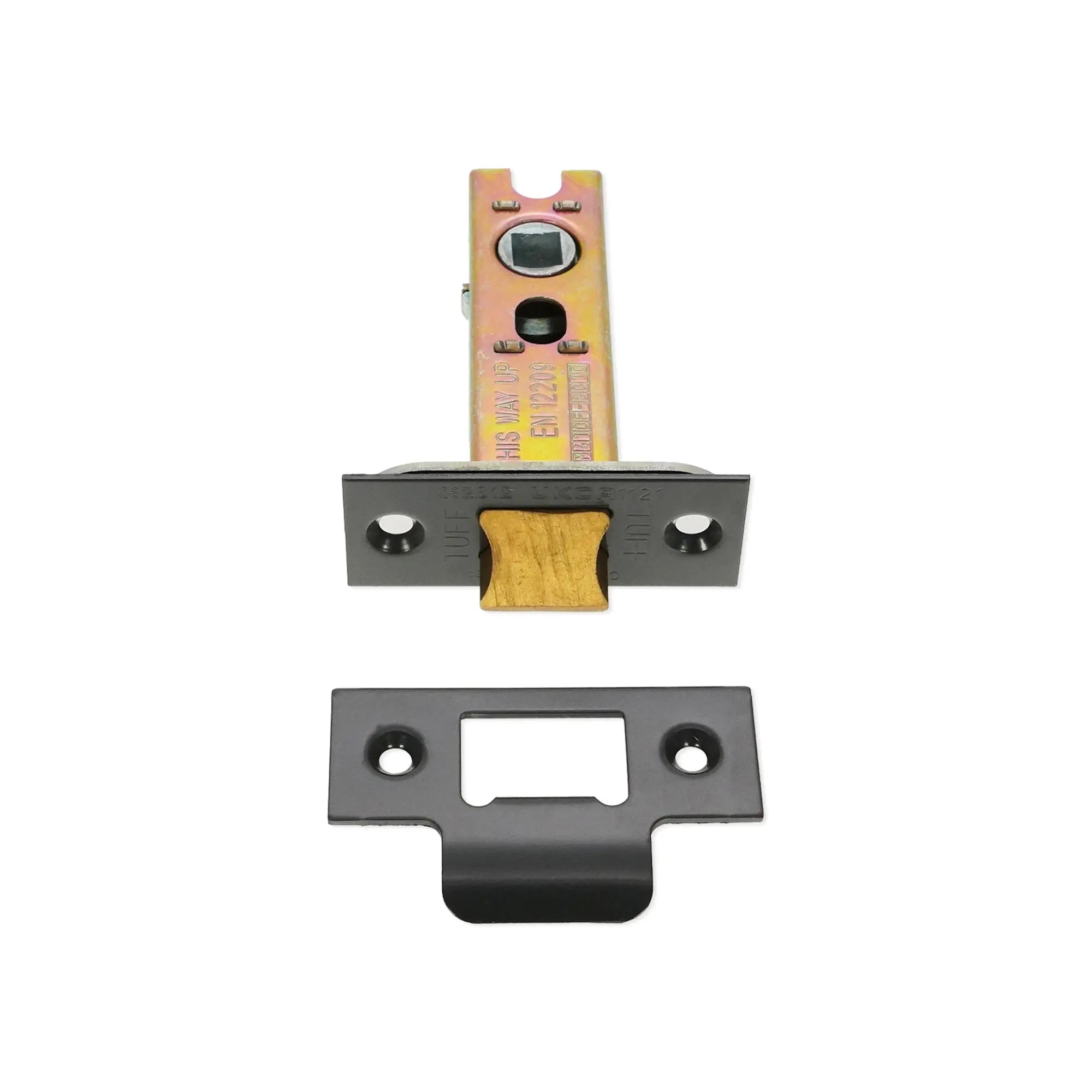4" H/D Tubular Latch CE - Gunmetal Grey Spira