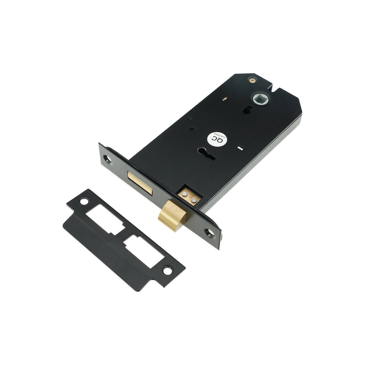 3 Lever Horizontal Sash Lock 6"- Matt Black