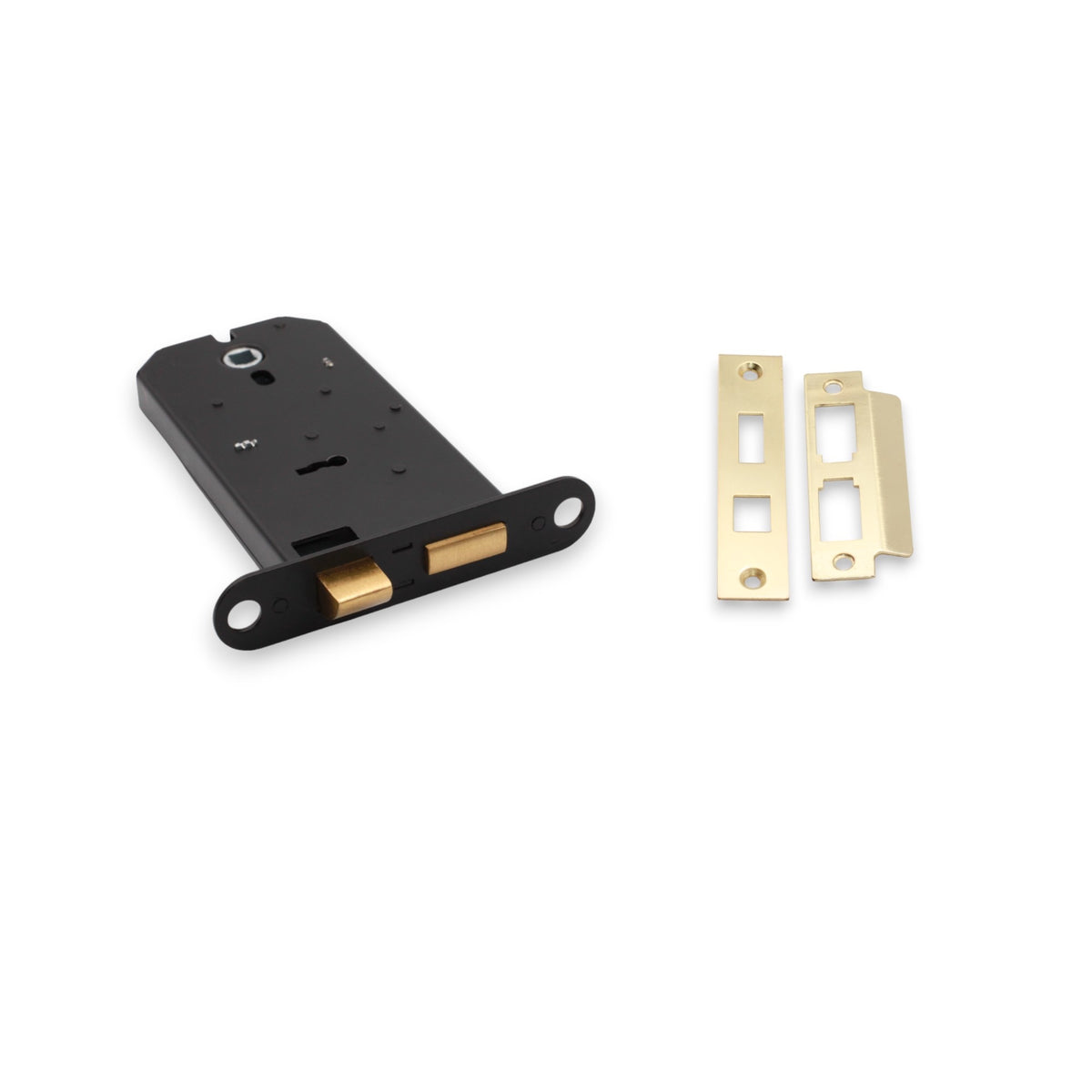3 Lever Horizontal Sash Lock 6" Electro Brass