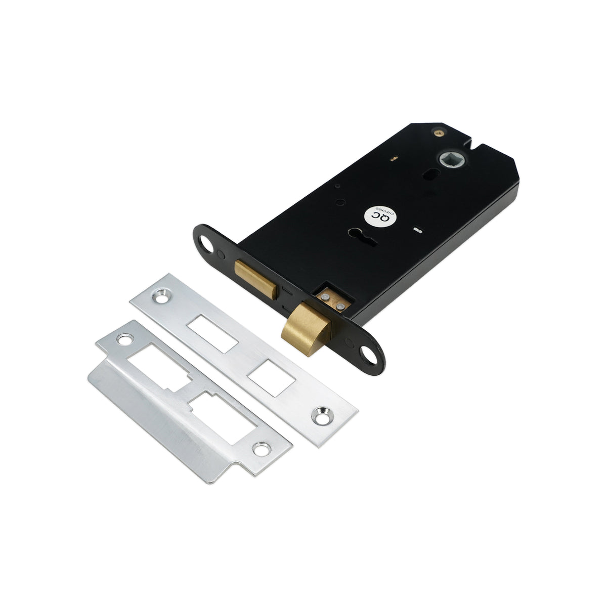 3 Lever Horizontal Sash Lock 6" Polished Chrome
