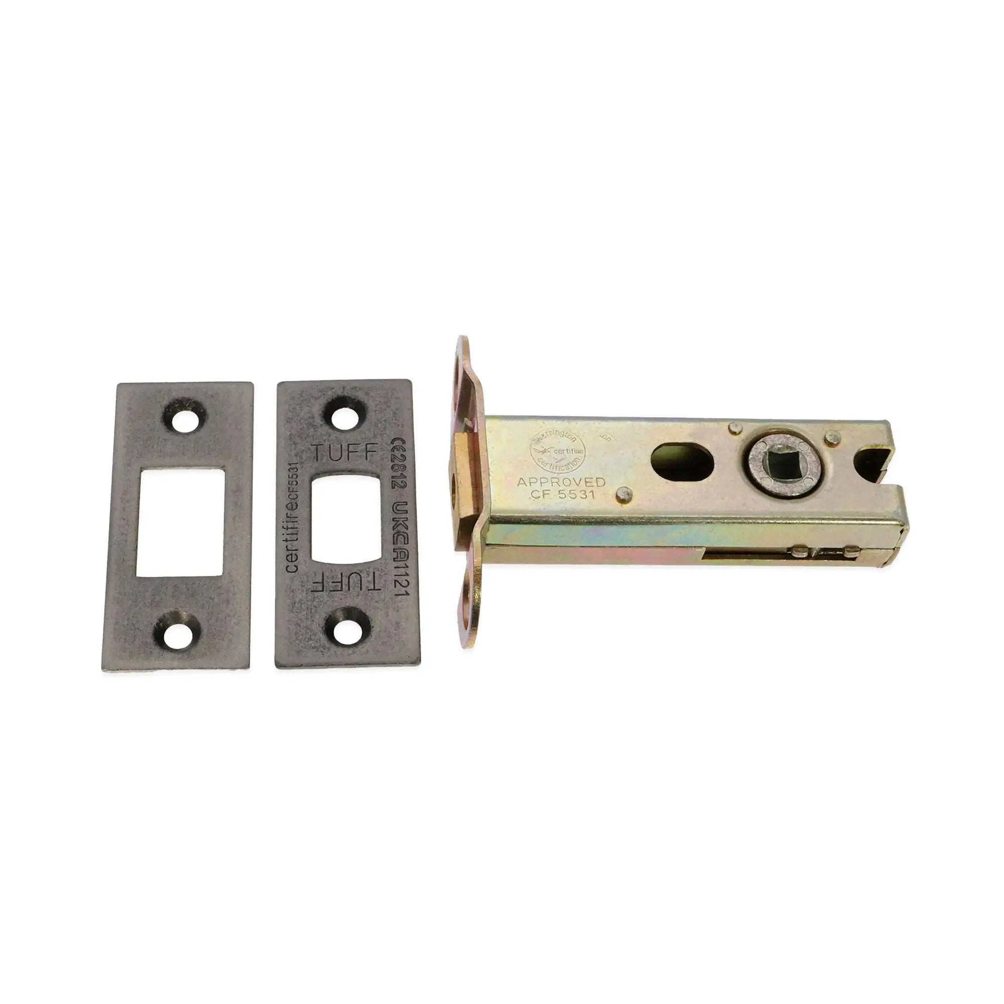 3" Tubular Dead Bolt - Pewter Spira