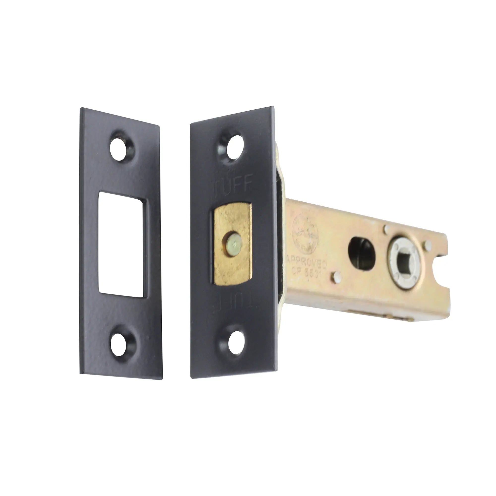 4" Tubular Dead Bolt - Matt Black Spira