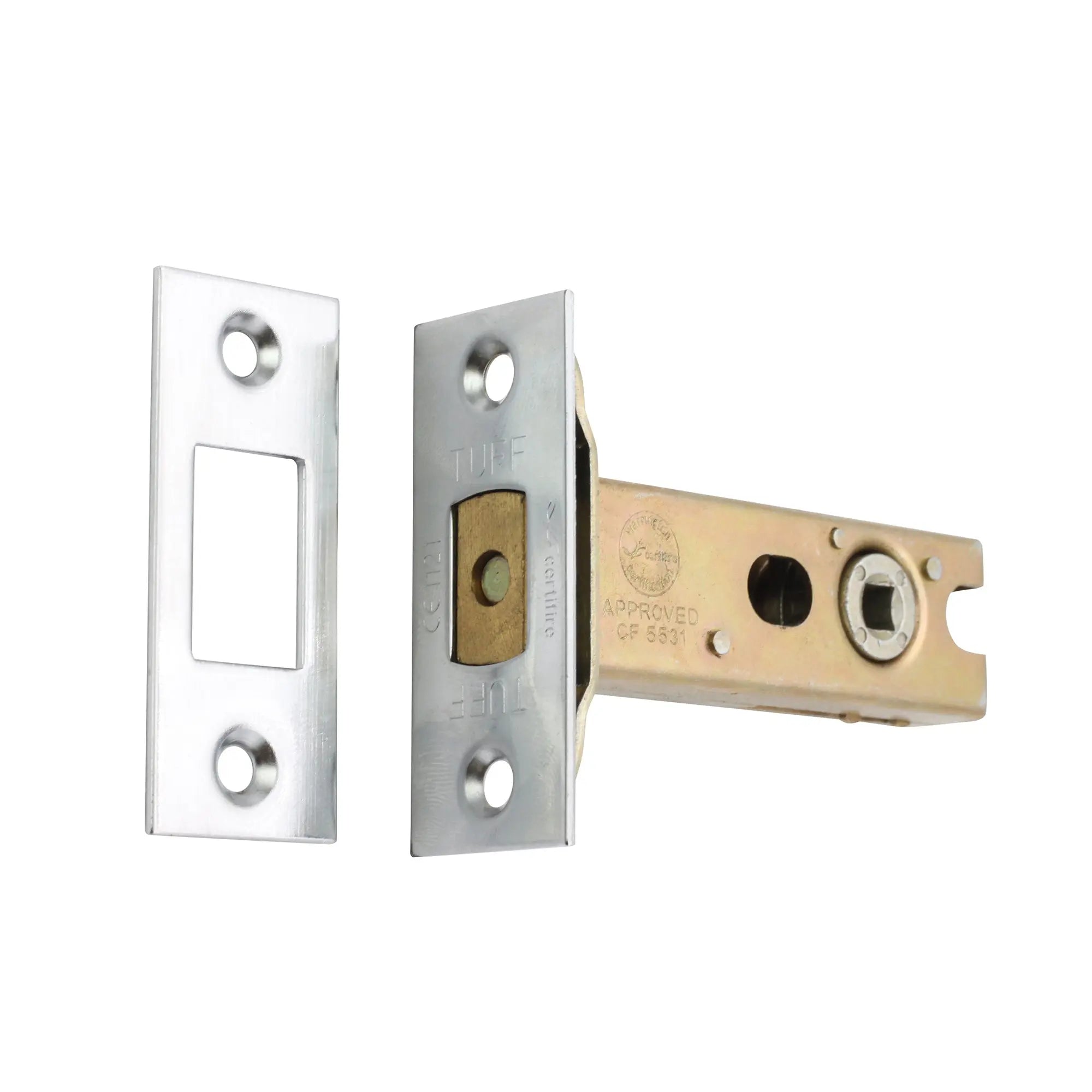 4" Tubular Dead Bolt - Satin Chrome Spira