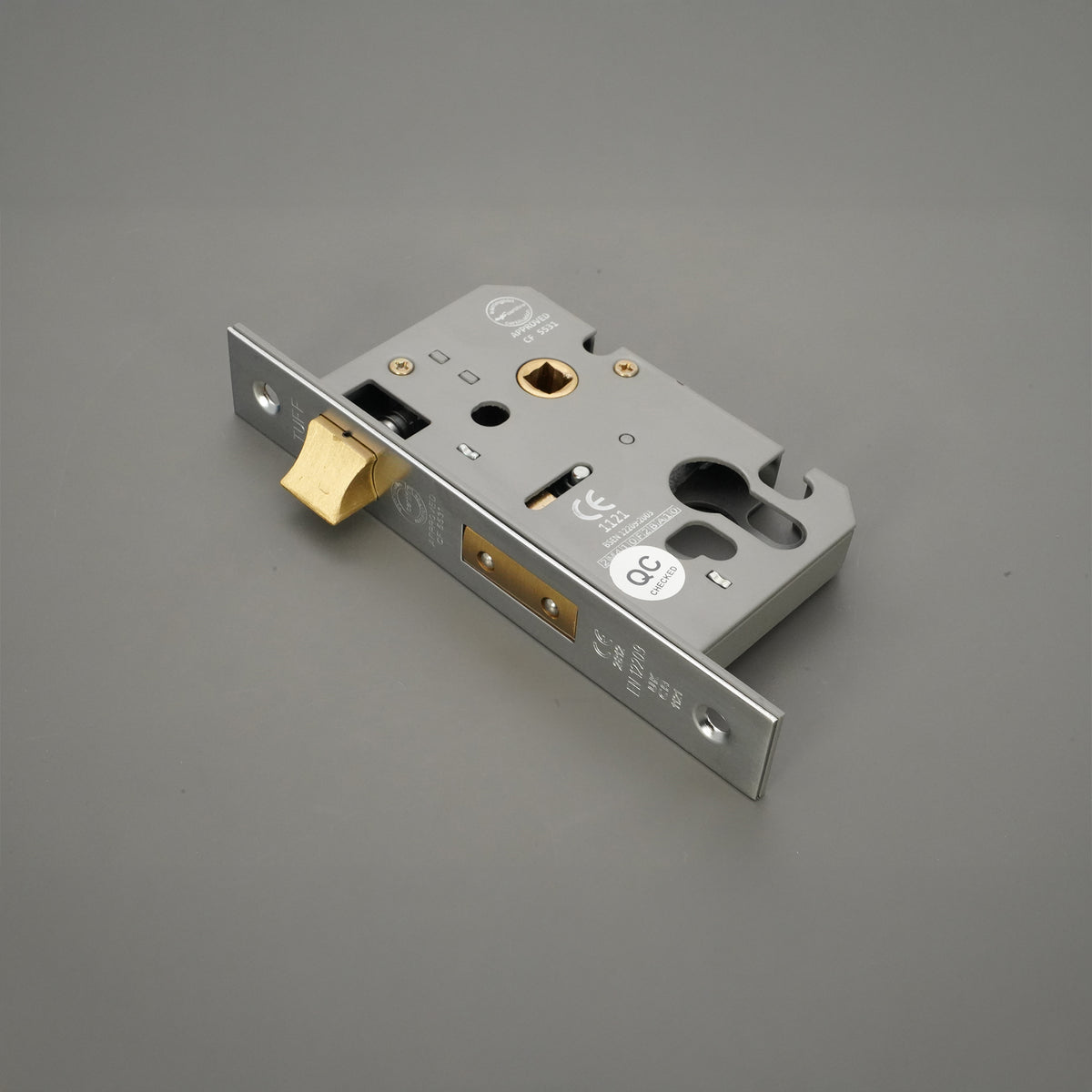 3" CE Euro Profile Mortice Sash Lock - Nickel Plated