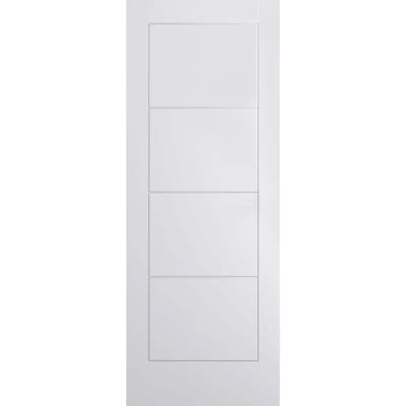 Ladder Primed White Fire Door