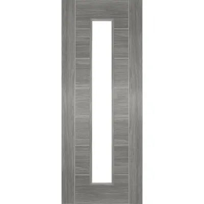 Laminate Grey Corsica 1 Light Fire Door PM Mendes