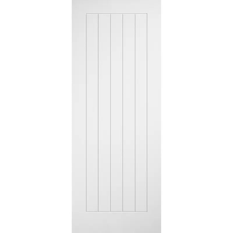 Laminate Cottage Pre-finished White Laminate Fire Door