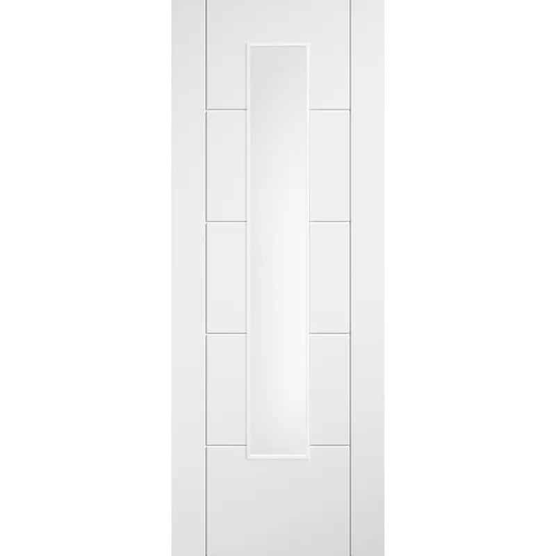 Laminate Ladder Glazed Pre-finished White Laminate
