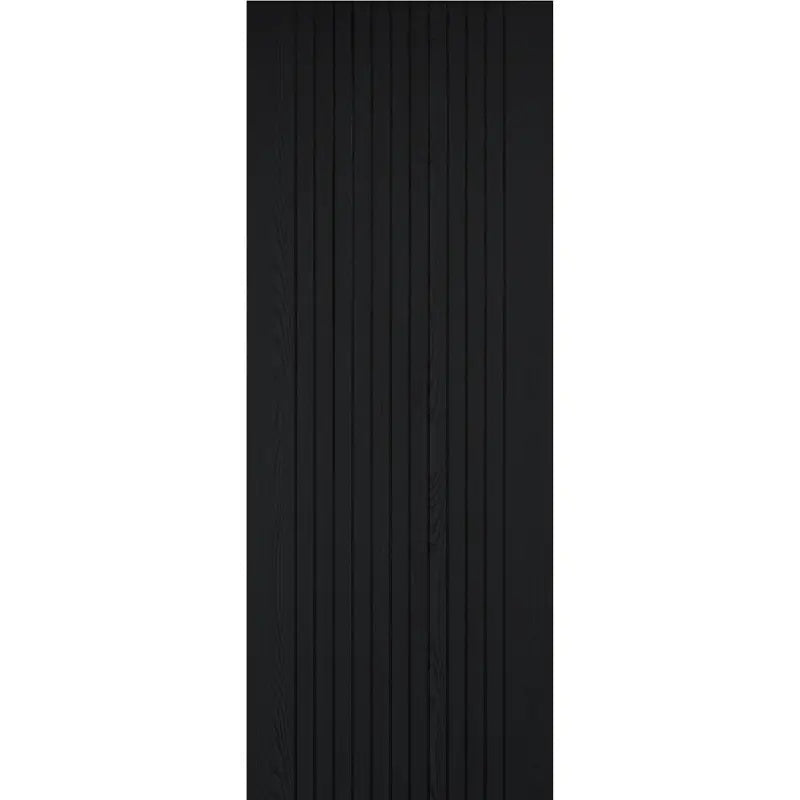 Laminate Sydney Pre-finished Black Laminate Fire Door