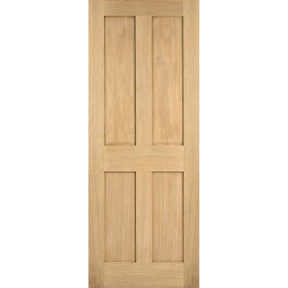 London 4P Unfinished Oak Fire Door