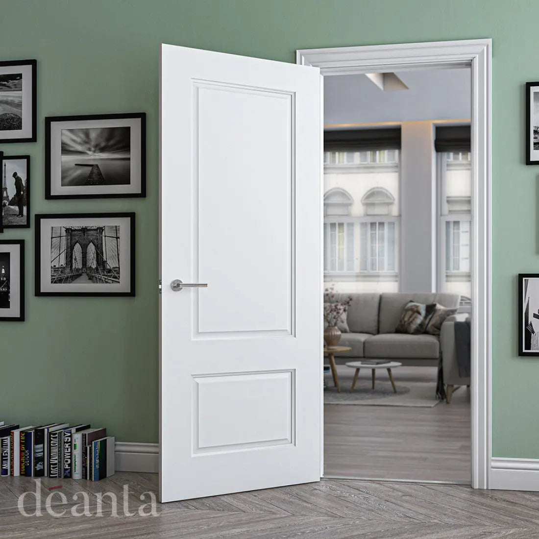 Madison White Primed Internal Door life