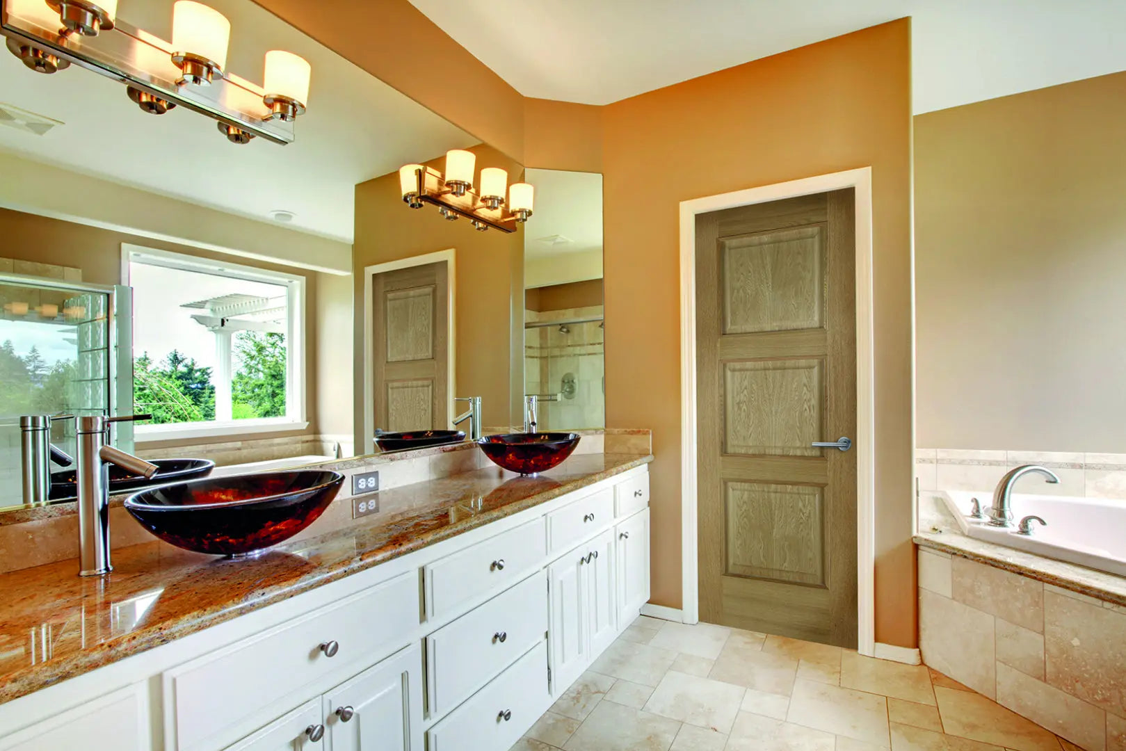 Madrid 3 Panel Oak Internal Door