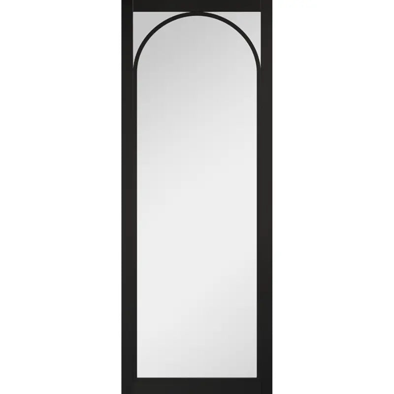 Melrose Glazed Clear Pre-finished Black