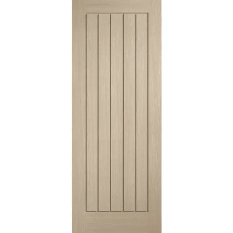 Mexicano Pre-Finished Blonde Oak Fire Door