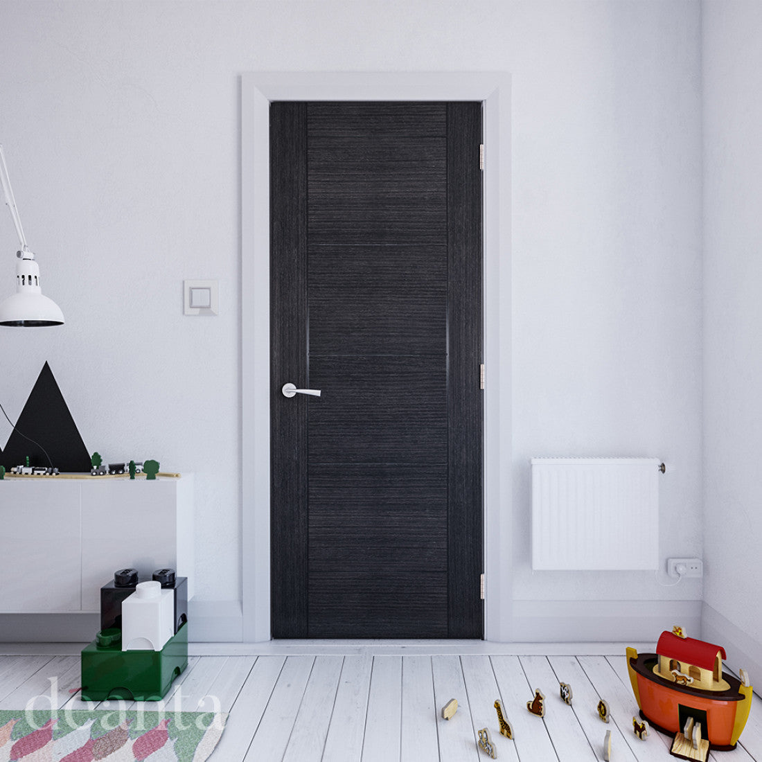 Montreal Dark Grey Ash FSC Internal Door life