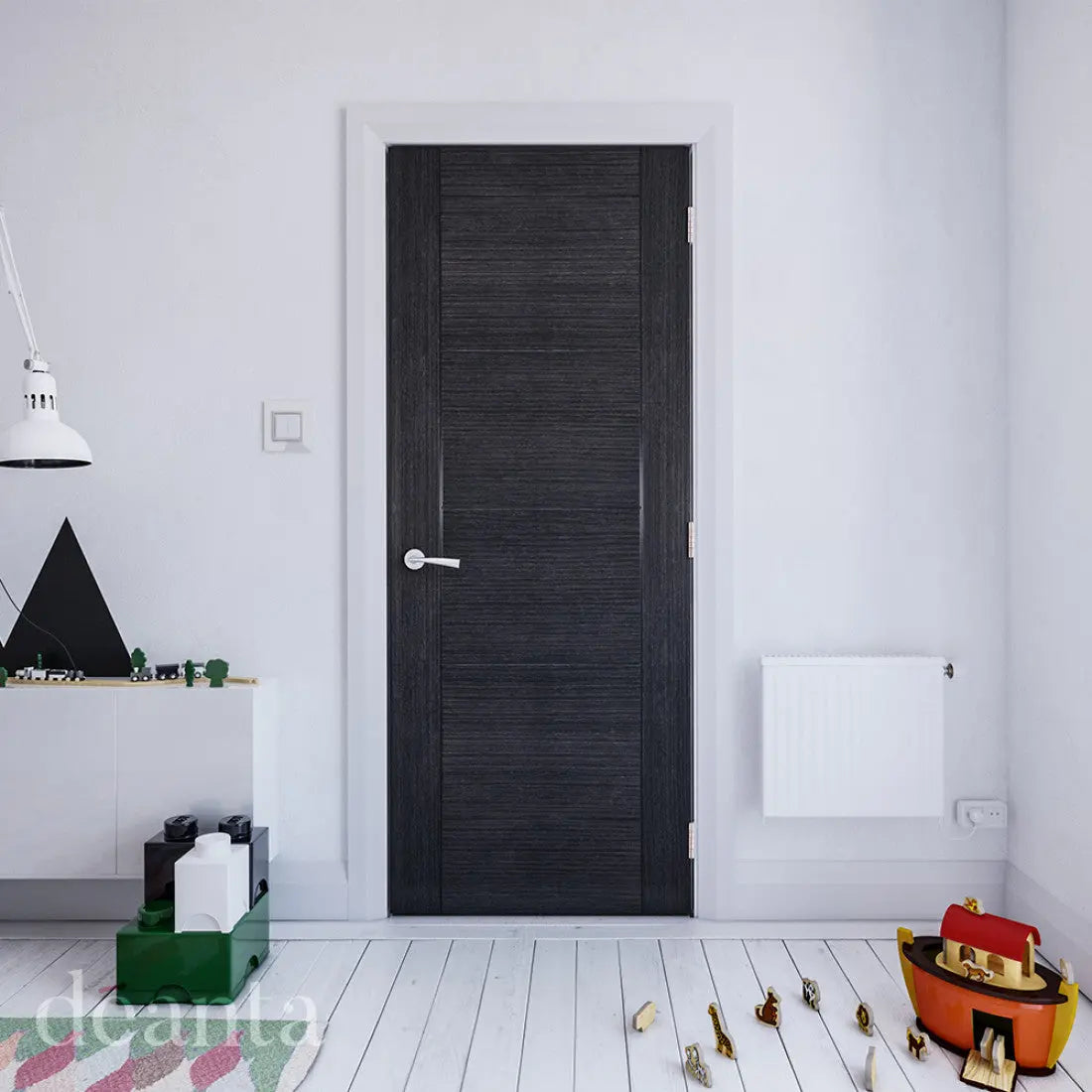 Montreal Dark Grey Ash FSC Internal Door life