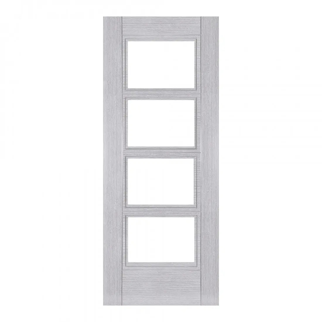 Montreal Light Grey Ash Glazed FSC Internal Door