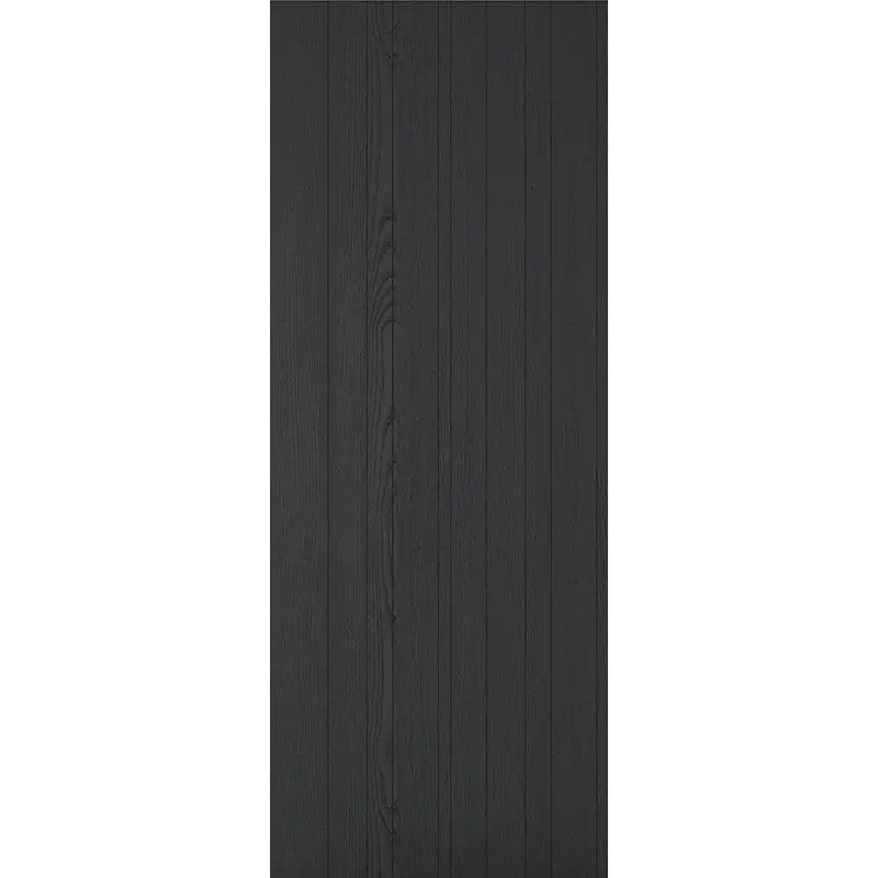 Montreal Pre-finished Black Laminate Fire Door