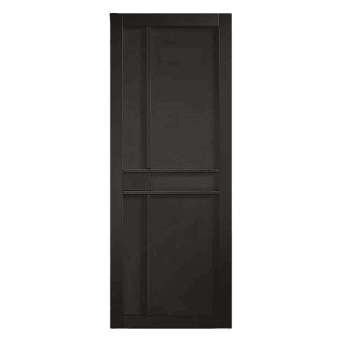 Naples Black Solid Interior Door